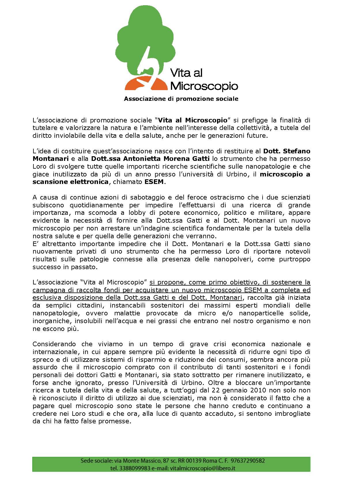 vita al microscopio
